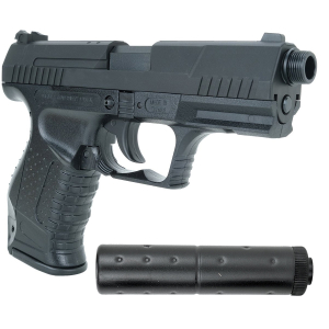 HA124 HFC Airsoft Spring Pistol With Supressor