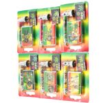 TZ1003 L85MM PACK OF 12  METAL TOBACCO SMOKING PIPE + LIGHTER SET - Image 1