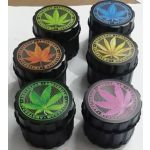 HX117CP-2 PACK OF 6 52MM METAL GRINDER GLOW IN DARK - Image 1