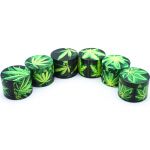 HXYP52-1MY PACK OF 12 52MM METAL GRINDER GLOW IN DARK - Image 1