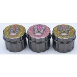 HX211-1 PACK OF 12 51MM POKER CHIPS METAL GRINDER - Image 1