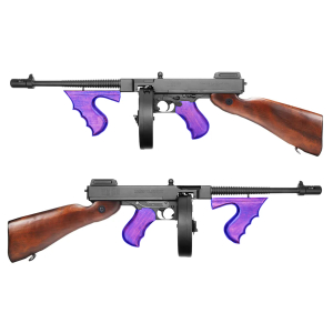 KING ARMS THOMPSON M1A1 MILITARY REAL WOOD AEG AIRSOFT GUN