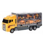 TN1086C DIE CAST METAL CUNSTRUCTION TRUCK CARS PLAY SET - Image 1