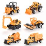 TN1086C DIE CAST METAL CUNSTRUCTION TRUCK CARS PLAY SET - Image 2