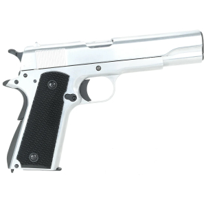 SR1911 GAS BLOWBACK AIRSOFT PISTOL SILVER VER