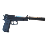 M22 Double Eagle Airsoft Spring Pistol With Supressor - Image 5