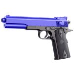 2123A1  Vigor Airsoft Spring Pistol in Opp Bag - Two Tone - Image 1