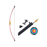 NXG FIRST SHOT BOW AND ARROW SET RED - Image 1