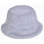 FLUFFY FUR BUCKET HAT PLAIN - Image 1