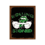 20X30-817  VINTAGE METAL SIGN 20 X 30 CM - ROLLING STONED - Image 1