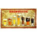 30X15-174 VINTAGE SIGN 30 X 15 CM - BREWHOUSE - Image 1