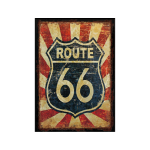 30×40-146 VINTAGE SIGN 30 X 40 CM – Route 66 - Image 1