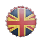 70-35 35CM BOTTLE TOP SIGN - UNION JACK - Image 1