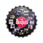 93-35 35CM BOTTLE TOP SIGN - THE BEATLES - Image 1