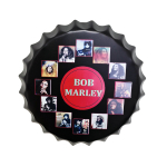 95-35 35CM BOTTLE TOP SIGN - BOB MARLEY - Image 1