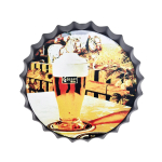 LW003 35CM BOTTLE TOP SIGN - BEER PINT GLASS - Image 1