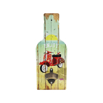OP494 40CM WOODEN VINTAGE SIGN WITH BOTTLE OPENER - ENJOY - Image 1