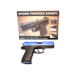 HA126 HFC Airsoft Spring Pistol - Two Tone - Image 2