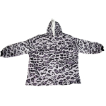 LEOPARD PRINT OVERSIZED SNUGGLE HOODIE 90 X 80 CM - Image 1
