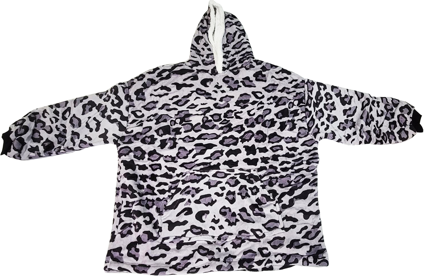 LEOPARD PRINT OVERSIZED SNUGGLE HOODIE 90 X 80 CM Trimex Wholesale UK