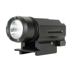 TACTICAL LED PISTOL TORCH WITH QUICK INSTALLATION SYSTEM SUITABLE FOR VARIOUS GLOCK MODELS - Image 1