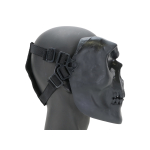 SRC FULL FACE SKULL AIRSOFT MASK V2 BLACK WITH ROUND HOLES - Image 7