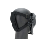 SRC FULL FACE SKULL AIRSOFT MASK V2 BLACK WITH ROUND HOLES - Image 6