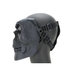 SRC FULL FACE SKULL AIRSOFT MASK V2 BLACK WITH ROUND HOLES - Image 3