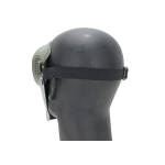 SRC FULL FACE FLY AIRSOFT MASK V2 DARK GREEN WITH ROUND HOLES - Image 4