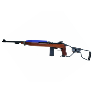 King Arms M1A1 Paratrooper Carbine CO2 Blowback Rifle Real Wood two tone blue wholesale