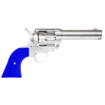 King Arms SAA .45 Peacemaker Airsoft Gas Revolver S – Silver Blue - Image 2