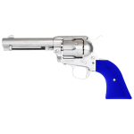 King Arms SAA .45 Peacemaker Airsoft Gas Revolver S – Silver Blue - Image 1