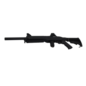KJ Works KC-02 V1 Gas Airsoft Rifle With Short Mag Black