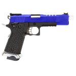 SRC HELIOS MKIV 5.1 HI-CAPA GAS BLOWBACK AIRSOFT PISTOL WITH SILVER - Image 2