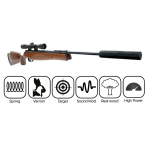 REMINGTON SABRE AIR RIFLE 177 WITH SCOPE - Image 1