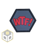 WTF CATCHPHRASE BALLISTIC HEX PATCH BH00018 - Image 1