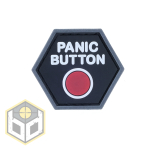 PANIC BUTTON CATCHPHRASE BALLISTIC HEX PATCH BH00029 - Image 1