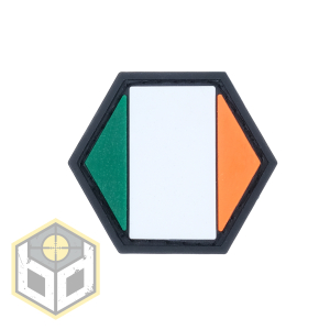 IRISH FLAG BALLISTIC HEX PATCH BH00003