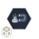 SHIT MAGNET DARK BALLISTIC HEX PATCH BH00041 - Image 1