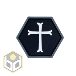 KNIGHTS TEMPLAR CROSS BALLISTIC HEX PATCH BH00005 - Image 1