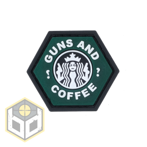 GUNS AND COFFEE BALLISTIC HEX PATCH BH00050