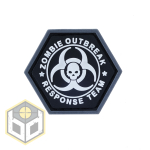 ZOMBIE OUTBREAK DARK BALLISTIC HEX PATCH BH00053 - Image 1