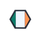 IRISH FLAG BALLISTIC HEX PATCH BH00003 - Image 1
