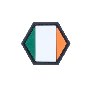 IRISH FLAG BALLISTIC HEX PATCH BH00003