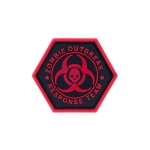 ZOMBIE OUTBREAK RED BALLISTIC HEX PATCH BH00004 - Image 1