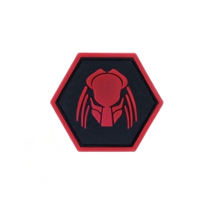PREDATOR RED HEAD BALLISTIC HEX PATCH BH00009