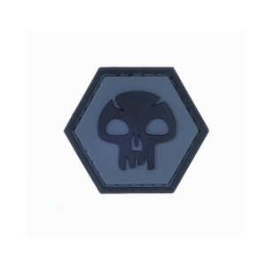 SPOOKY SKULL DARK BALLISTIC HEX PATCH BH00011