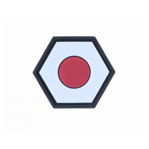 JAPAN FLAG BALLISTIC HEX PATCH BH00023