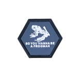 US NAVY SEALS FROGMAN SPECIAL WARFARE BALLISTIC HEX PATCH BH00026 - Image 1