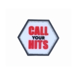 CALL YOUR HITS WHITE BALLISTIC HEX PATCH BH00031 - Image 1